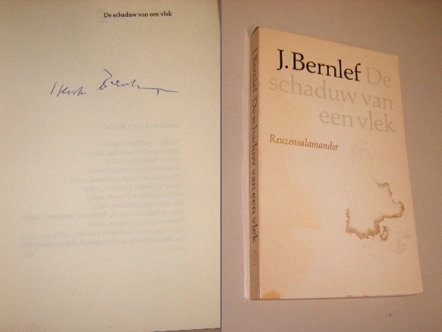 J. Bernlef - De Schaduw van een vlek [Gesigneerd]