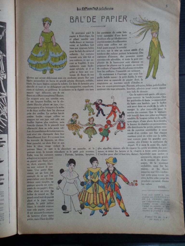 Tijdschrift - Les Dimanches de la femme
