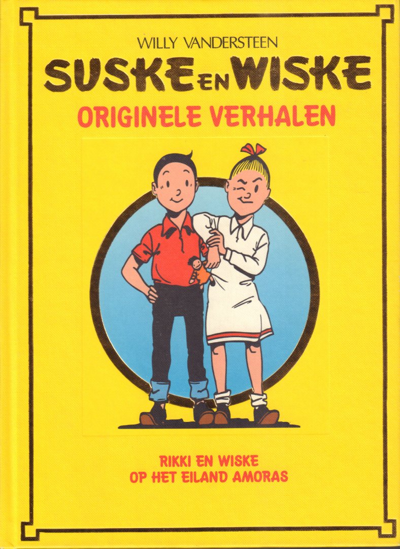 Vandersteen, Willy - Suske en Wiske, Originele Verhalen, Rikki en Wiske & Op het Eiland Amoras, 55 pag. hardcover, zeer goede staat
