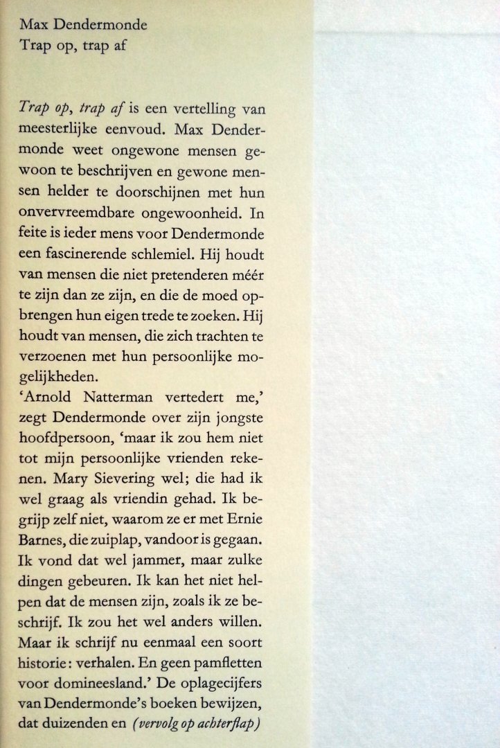 Dendermonde, Max - Trap op, trap af (Ex.1)