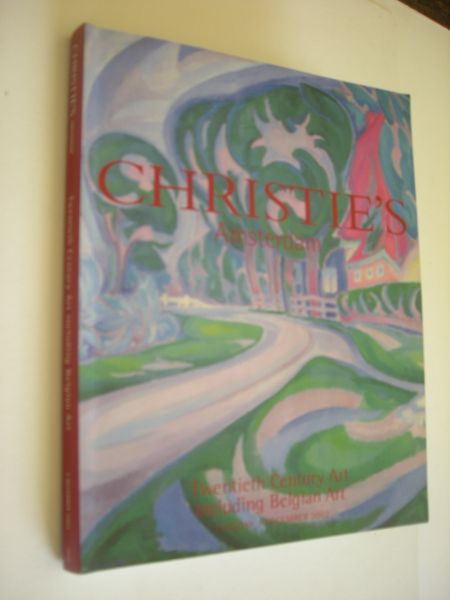 Ubbens, J., head of sales - Twentieth Century Art, including Belgian Art, Veilingcatalogus (aantal uitvouwbare afb. Sluyters, Appel, Toorop, e.a.)