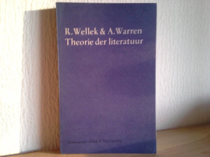 Wellek & A Warren - THEORIE DER LITERATUUR
