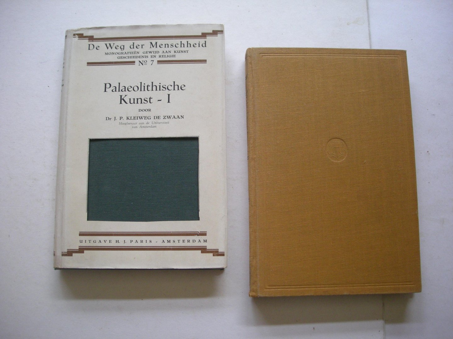 Kleiweg de Zwaan, Dr. J.P. - Palaeolithische Kunst, deel I en II