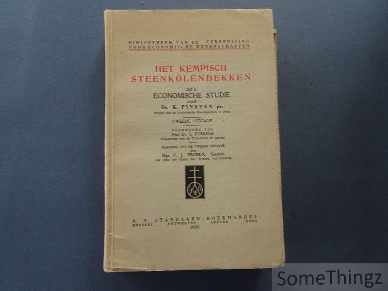 Pinxten, Karel. - Het Kempisch steenkolenbekken.