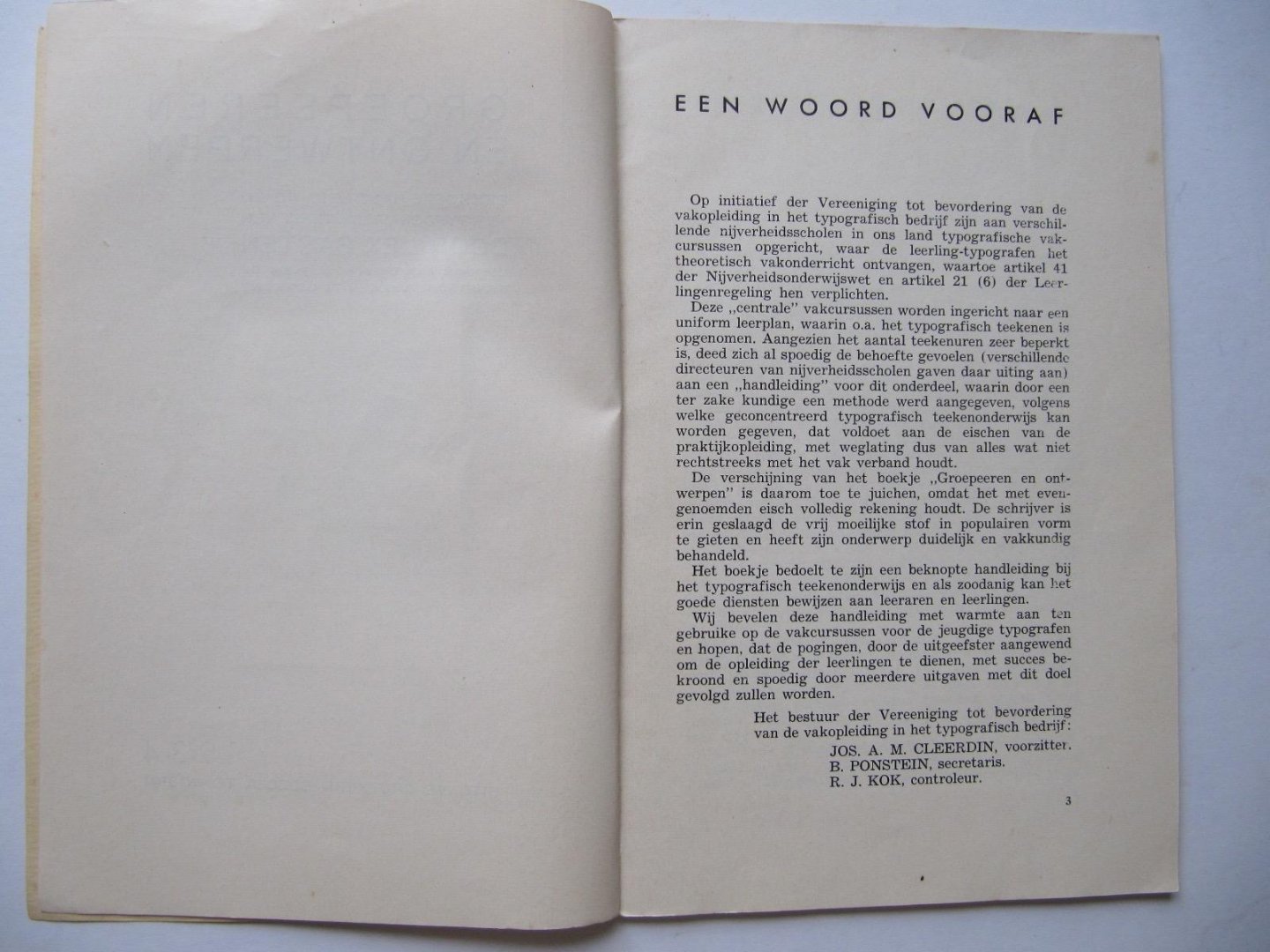 Lex Barten - Groepeeren en Ontwerpen, 1934