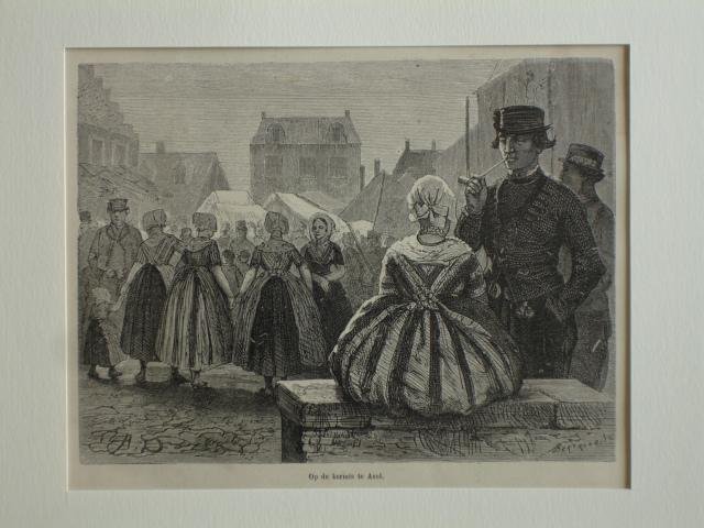 Axel. - Op de kermis te Axel.