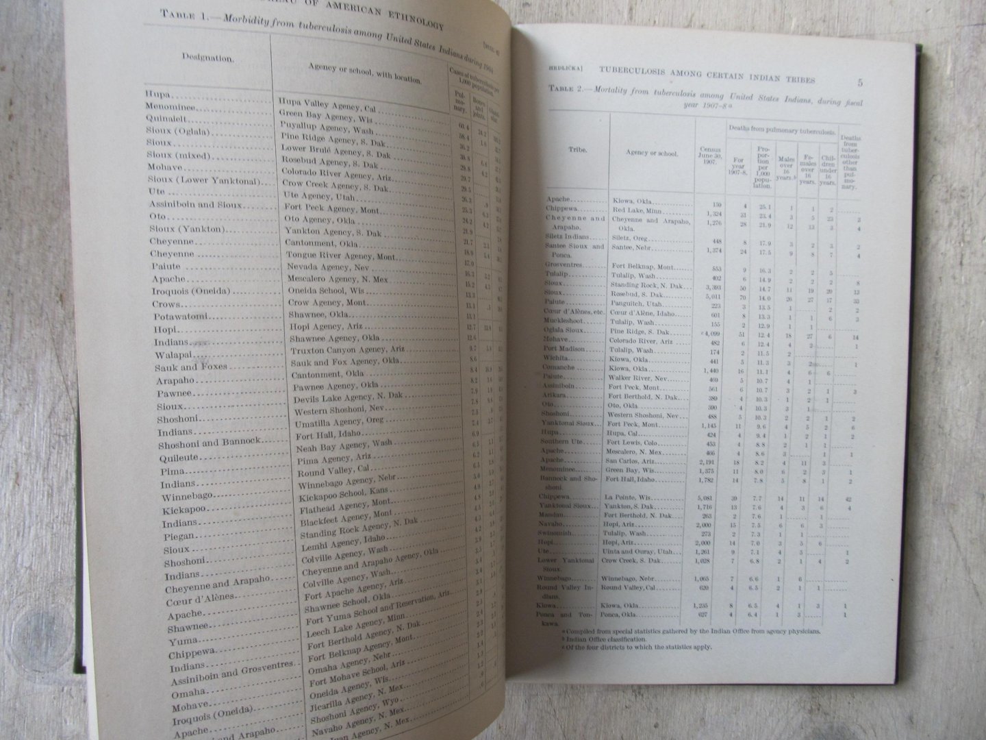 Hrdlicka, Ales - TUBERCULOSIS AMONG CERTAIN INDIAN TRIBES OF THE UNITED STATES