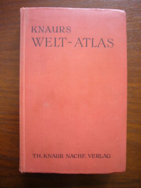 Riedel, Johannes - Knaurs Welt-Atlas