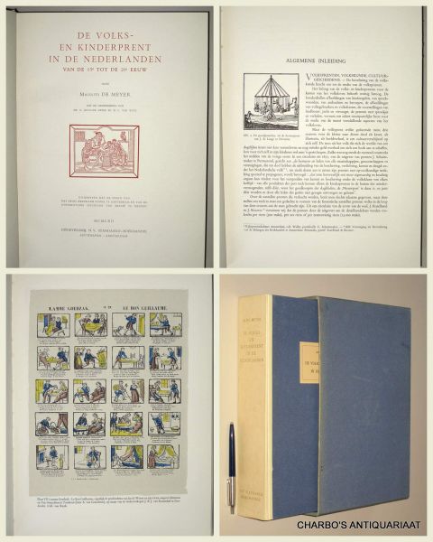 MEYER, MAURITS DE, - De volks- en kinderprent in de Nederlanden van de 15e tot de 20e eeuw.
