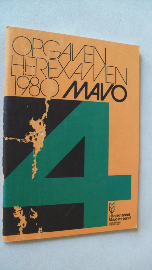 Redactie - Opgaven herexamen 1980 MAVO