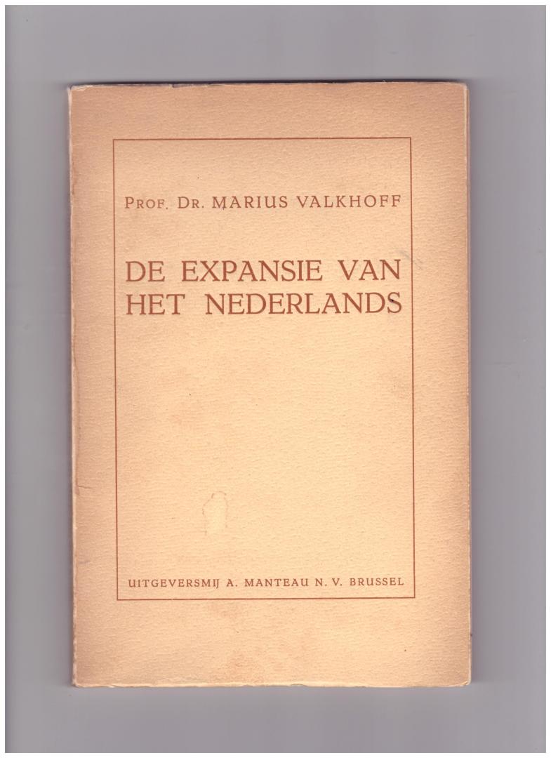 Valkhoff, Marius. - De expansie van het Nederlands