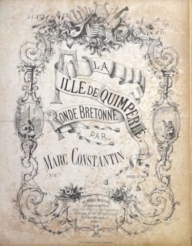 Constantin, Marc: - La fIlle de Quimperlé. Ronde Bretonne