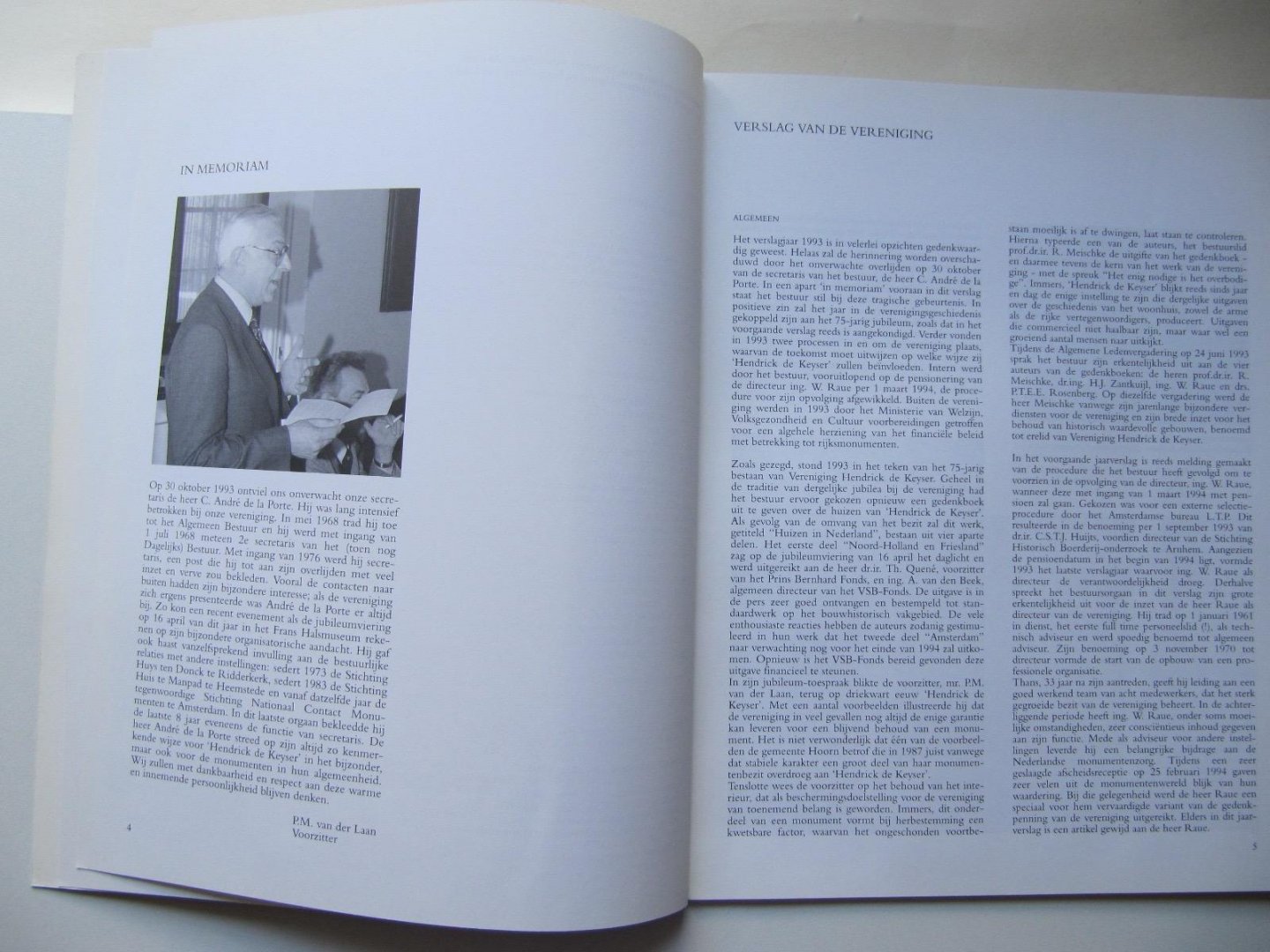 - Vereniging Hendrick de Keyser-75e jaarverslag 1993