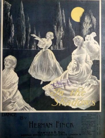Finck, Herman: - In The Shadows. Piano solo