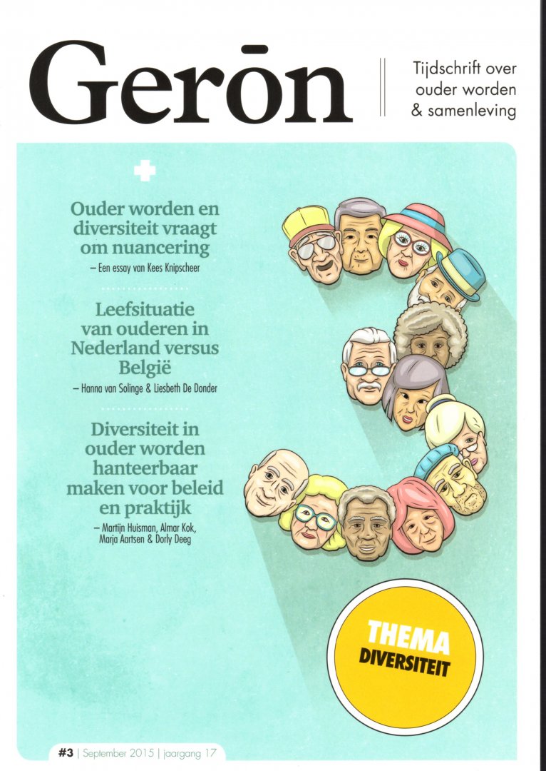 Auteurs, Diverse (zie: Meer info) - Geron 2015 Nr. 3 Tijdschrift over ouder worden. Thema: Diversiteit