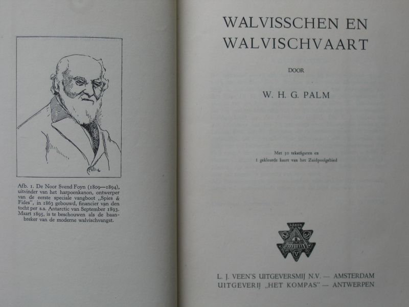 Palm, W.H.G.  - Walvisschen en Walvischvaart