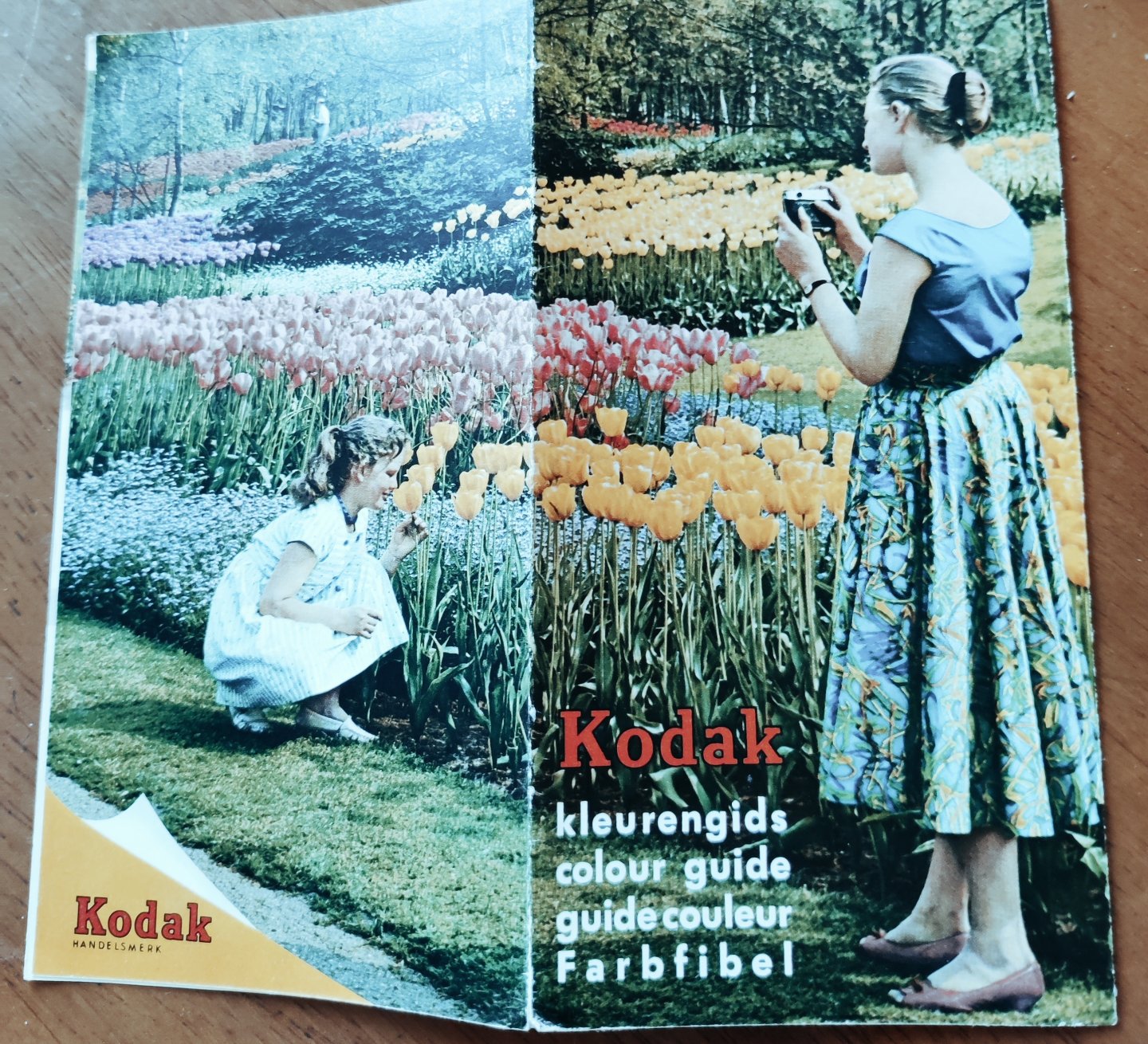 Kodak - Keukenhof. Kodak kleurengids, colour guide, guide couleur, Farbfibel.