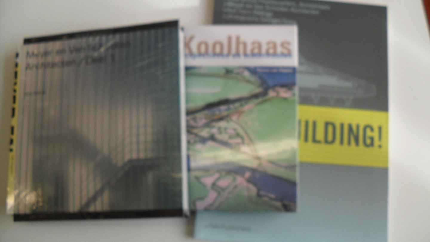 Diepen, R. van - 3 architectuurboeken:Teun Koolhaas Polderperspectieven en waterfronten + It's a building + Architecten Meyer en Van Schooten