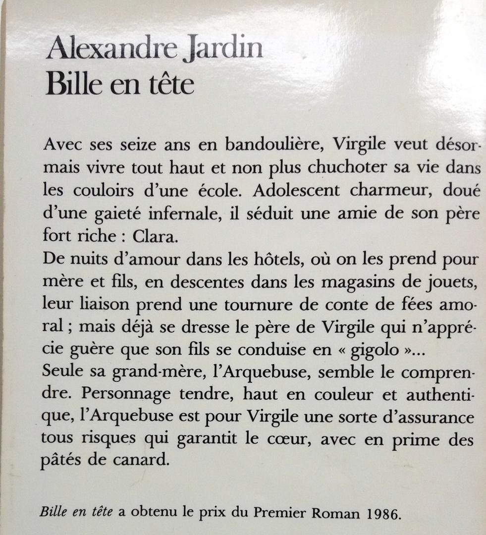 Jardin, Alexandre - Bille en tête (FRANSTALIG)