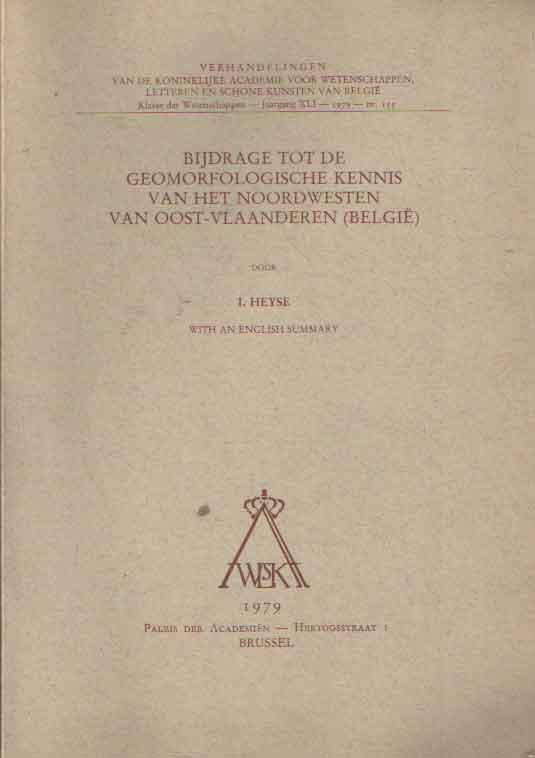 Heyse, I. - Bijdrage tot de geomorfologische kennis van het noordwesten van Oost-Vlaanderen (België).