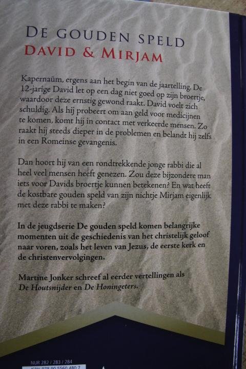 Jonker, Martine - De gouden speld 1 - David & Mirjam