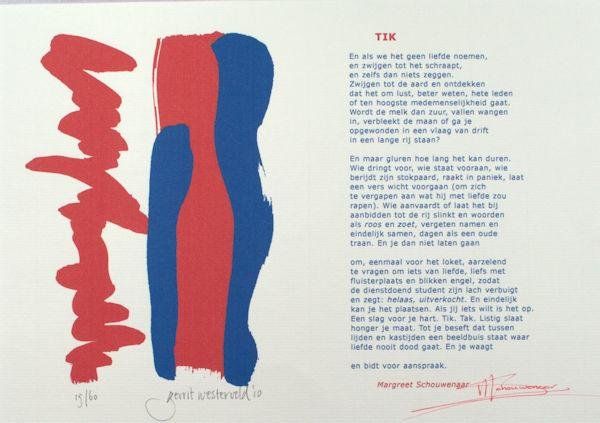 Schouwenaar, Margreet. - Tik.