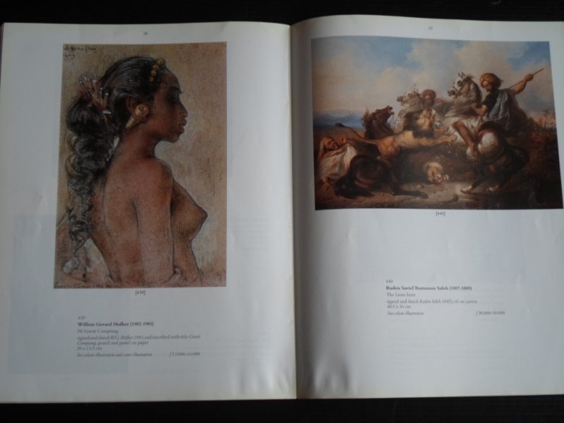 Catalogus Christie's - Indonesian Pictures, Watercolours, Drawings and and Etchings