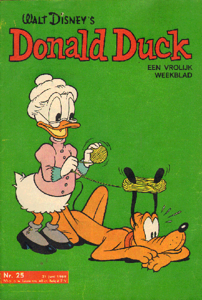 Disney, Walt - Donald Duck 1969 nr. 25 , 21 juni , Een Vrolijk Weekblad, goede staat