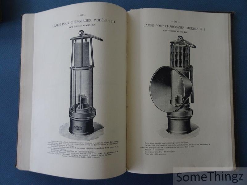 Anon. / H. Joris / Fabrique Liégeoise de lampes de sûreté. - Lampes pour mines. Lampisteries de charbonnage. Fabrique Liégeoise de lampes de sûreté S.A. [2 vols.]