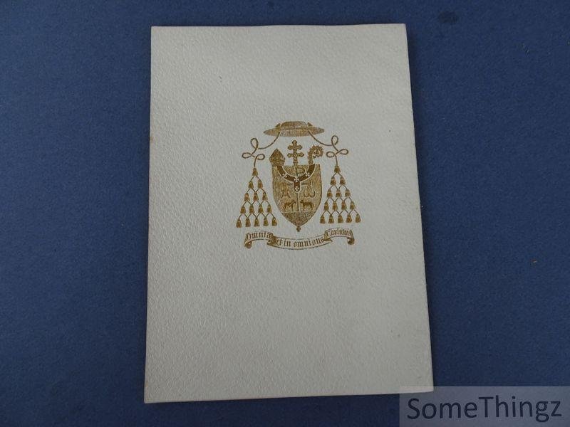Card. [Pierre-Lambert] Goossens. - Quelques paroles en souvenir de l'ordination sacerdotale.
