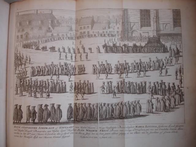 Bosch, Johannes van den. - De Heeren Stadhouderen van Vriesland, zedert den Jare Acht-hondert, volgens Hoogst derzelver Successie Kortelyk beschreven. Als mede Enkelde Geslacht Linie der Graven en Princen van Nassau, beginnende met den Jaare 682. Alles met veele Portrai...