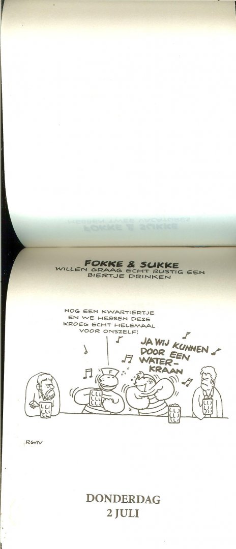 Reid, John Stuart, Geleijnse, Bastiaan, Tol,  van - Fokke & Sukke Scheurkalender 2015
