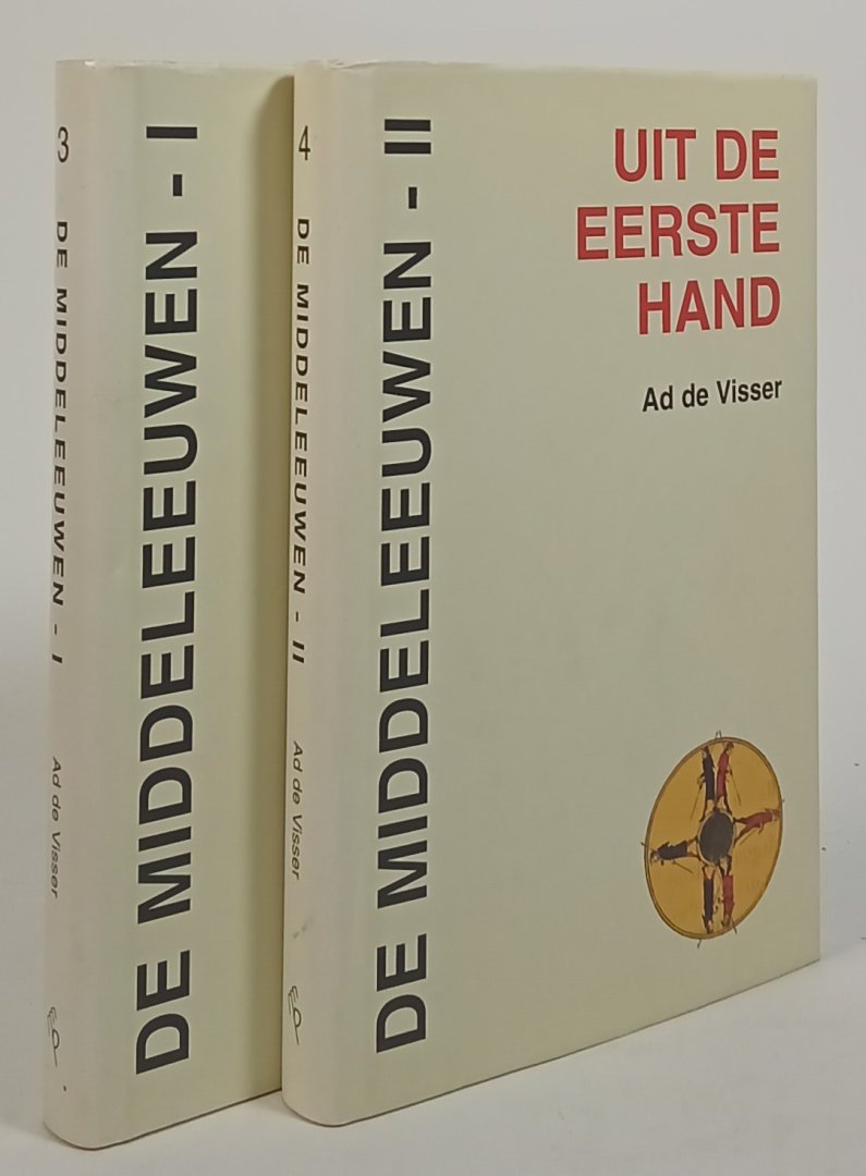 VISSER, A. - De middeleeuwen 1 + 2. Compleet in 2 delen.