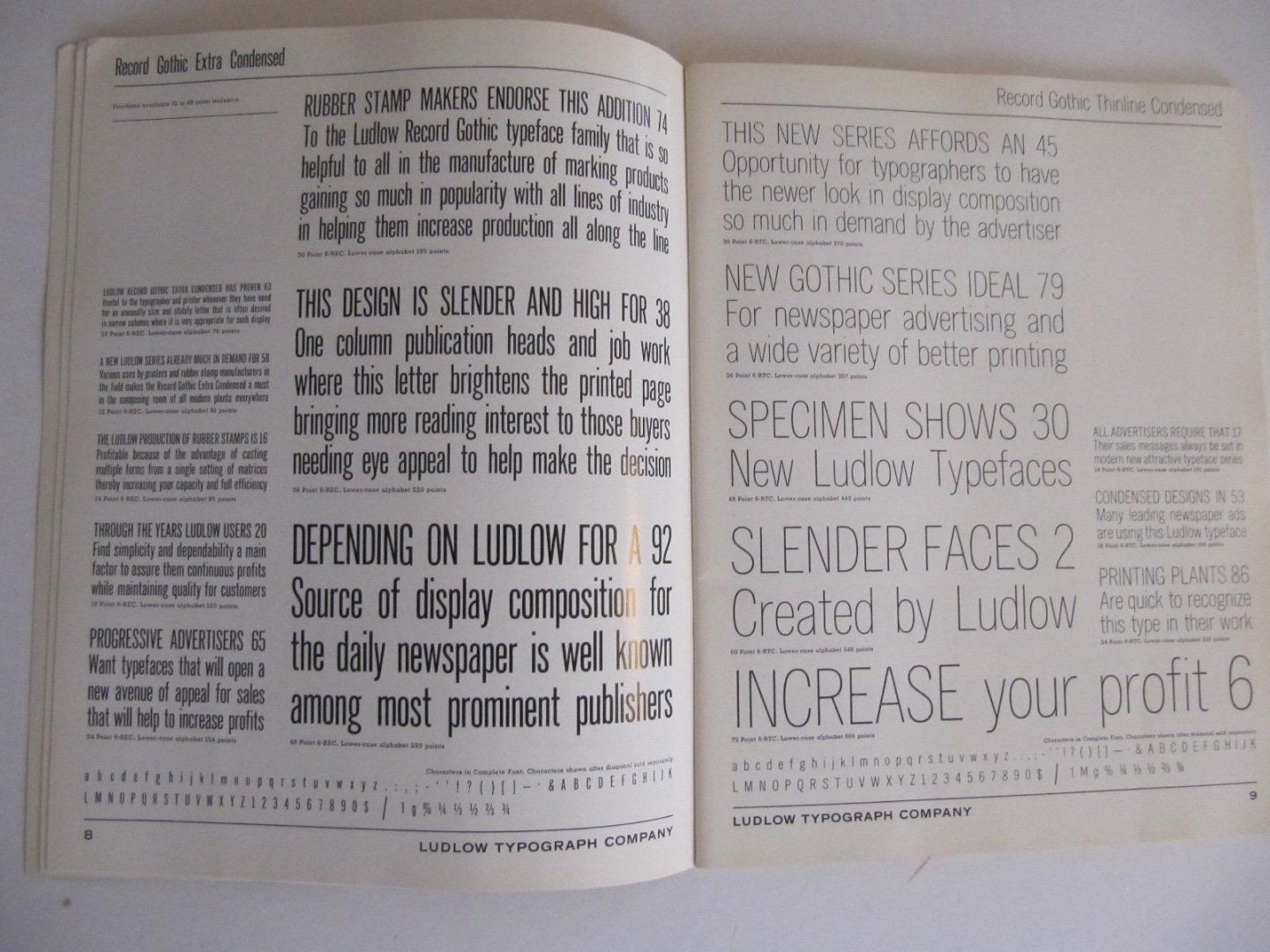  - Ludlow Gothics - Ludlow Typefaces 2