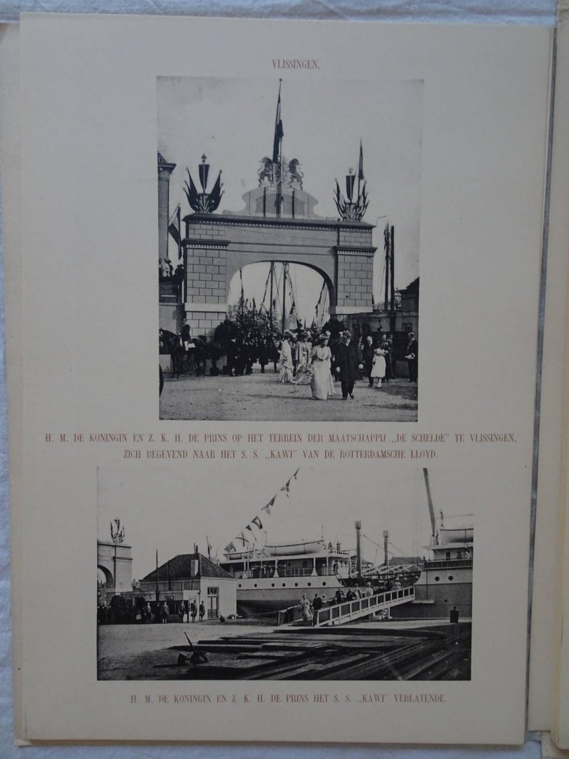 N.n.. - Bezoek van H.M. de Koningin en Z.K.H. den Prins aan Zeeland, 1907.