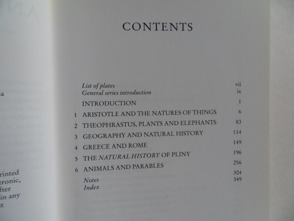 French, Roger. - Ancient Natural History / Histories of Nature.