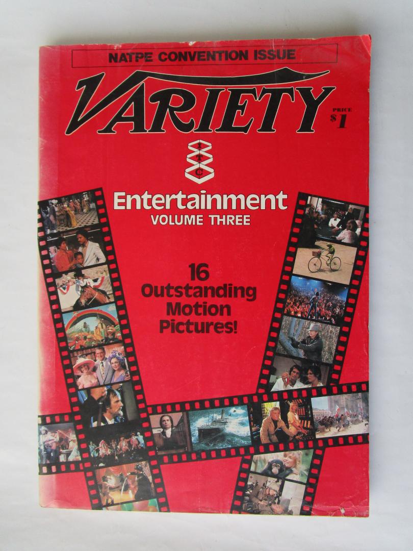 Newspaper, uitgeverij - Variety Entertainment - volume three - 16 outstanding motion pictures -