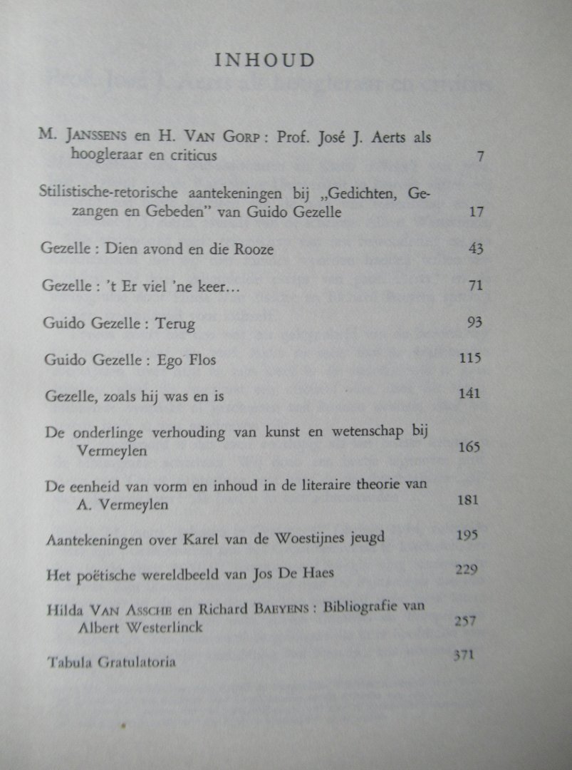 Aerts, J.J. - Verwondering en rekenschap. Opstellen over Nederlandse letterkunde.