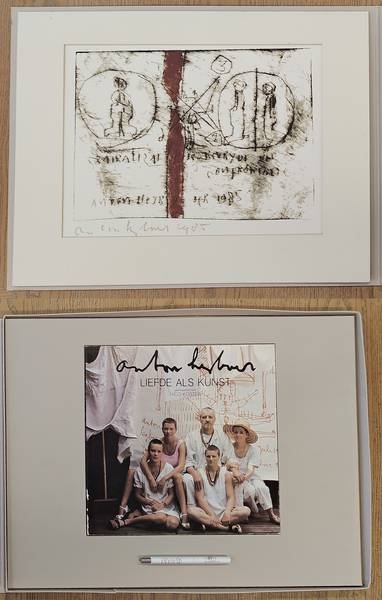 HEYBOER, ANTON. ; KOSTER, NICO. - Anton Heyboer. Liefde als kunst. Gefotografeerd door Nico Koster. ***  LUXE EDITIE MET ZEEFDRUK