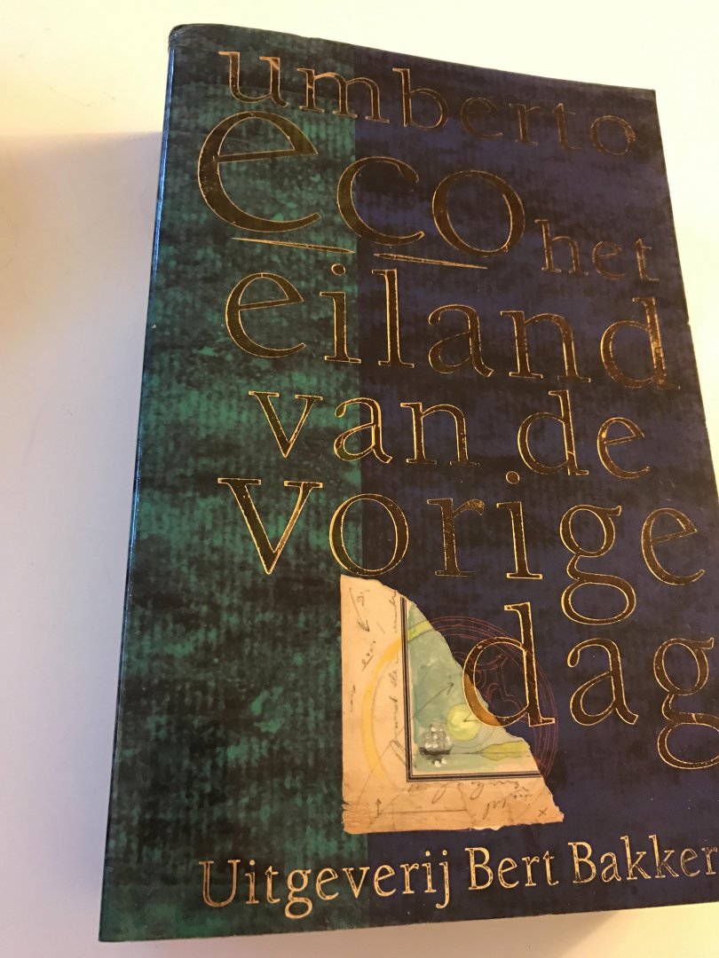 Eco, Umberto - het eiland van de vorige dag