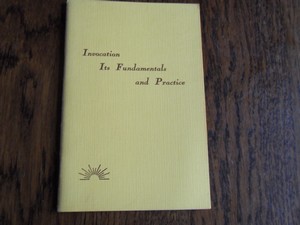 Eastcott, M.J. - Invocation Its Fundamentals and Practice