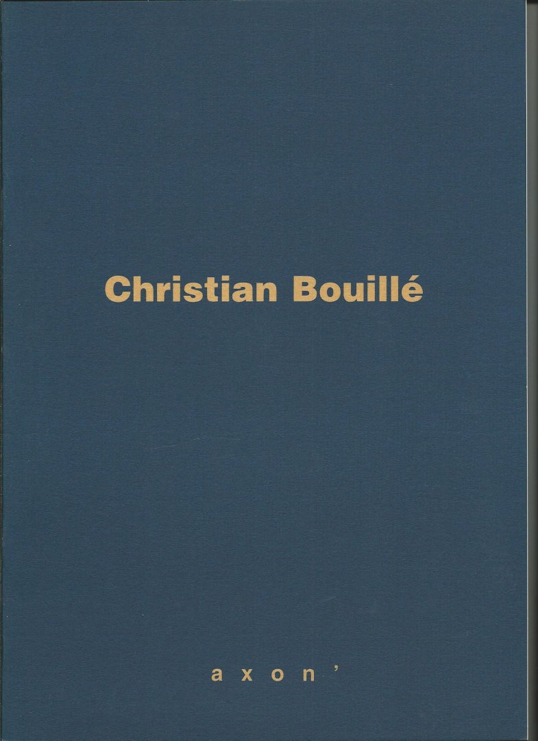 Jouffroy, Alain (inleiding, franstalig) - Christian Bouille
