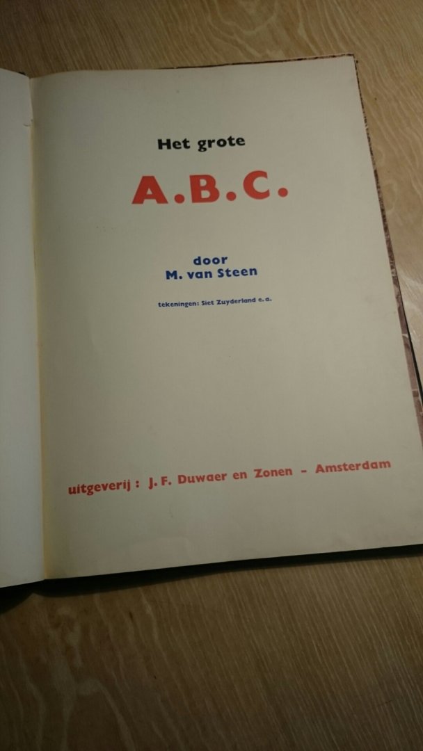 Steen, M. van - Het grote A.B.C.