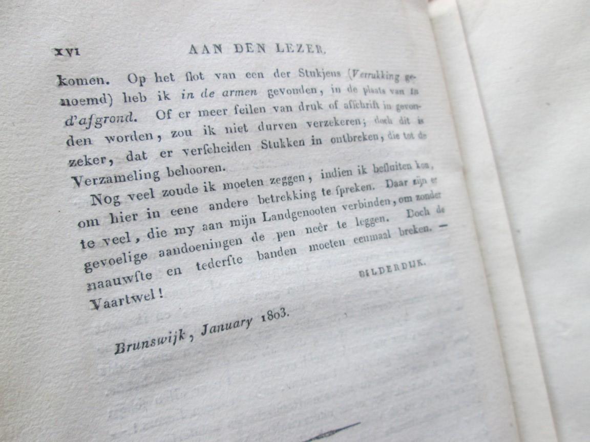 Willem Bilderdijk - Poëzy uitgegeven door Mr. Willem Bilderdijk. Eerste en Tweede deel - Tweede druk