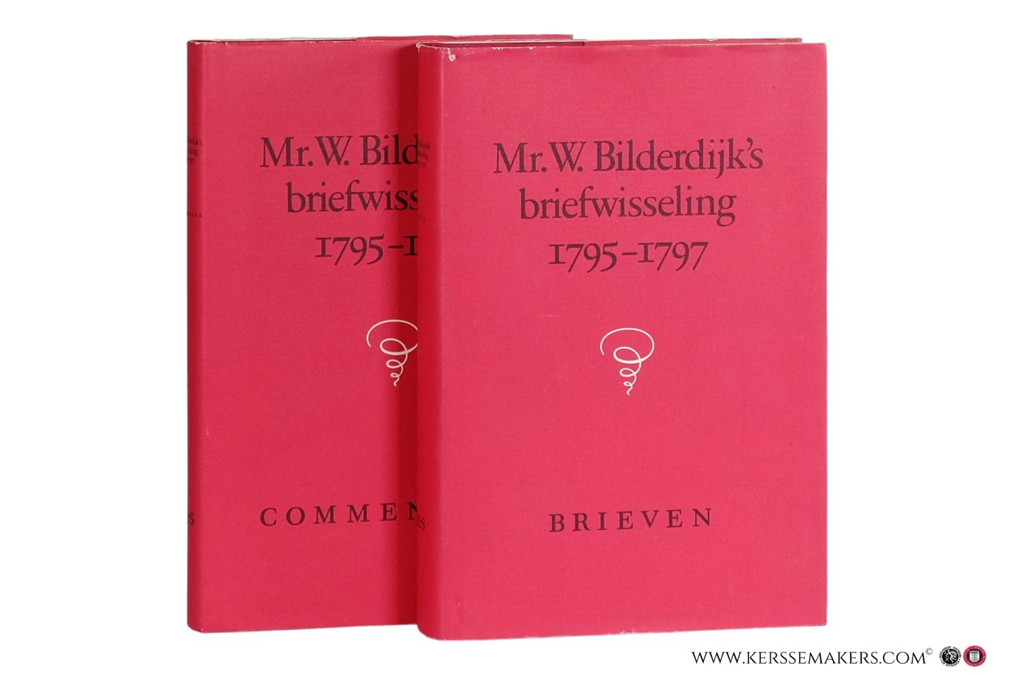 Bilderdijk, W. - Mr. W. Bilderdijk's briefwisseling 1795-1797. Uitgegeven door J. Bosch, H.W. Groenevelt en M. van Hattum [compleet in 2 delen / complete in 2 volumes].