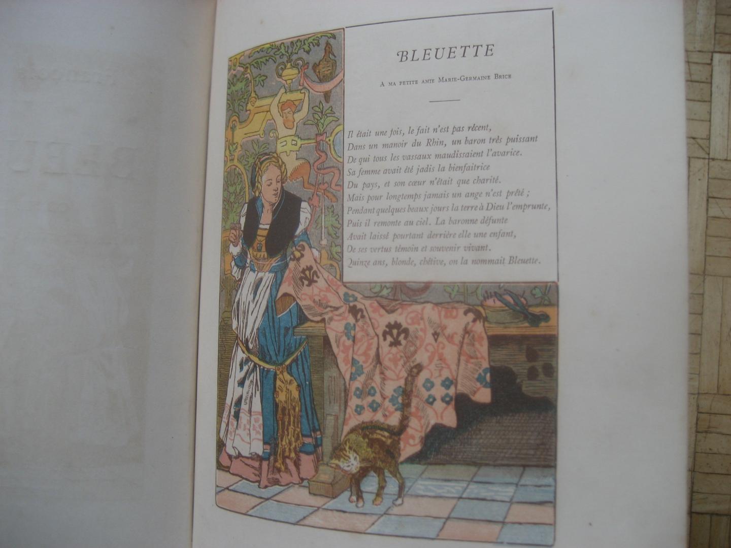 Francois Coppée - BLEUETTE / Conte en Vers / Antiek prentenboek