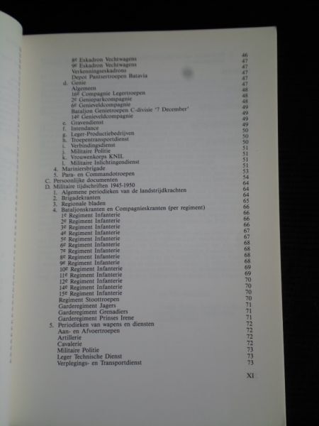 Verhoog, Drs J. - Militaire Herinneringsliteratuur Indonesie 1945-1950, betreffende het Nederlandse militaire optreden te land