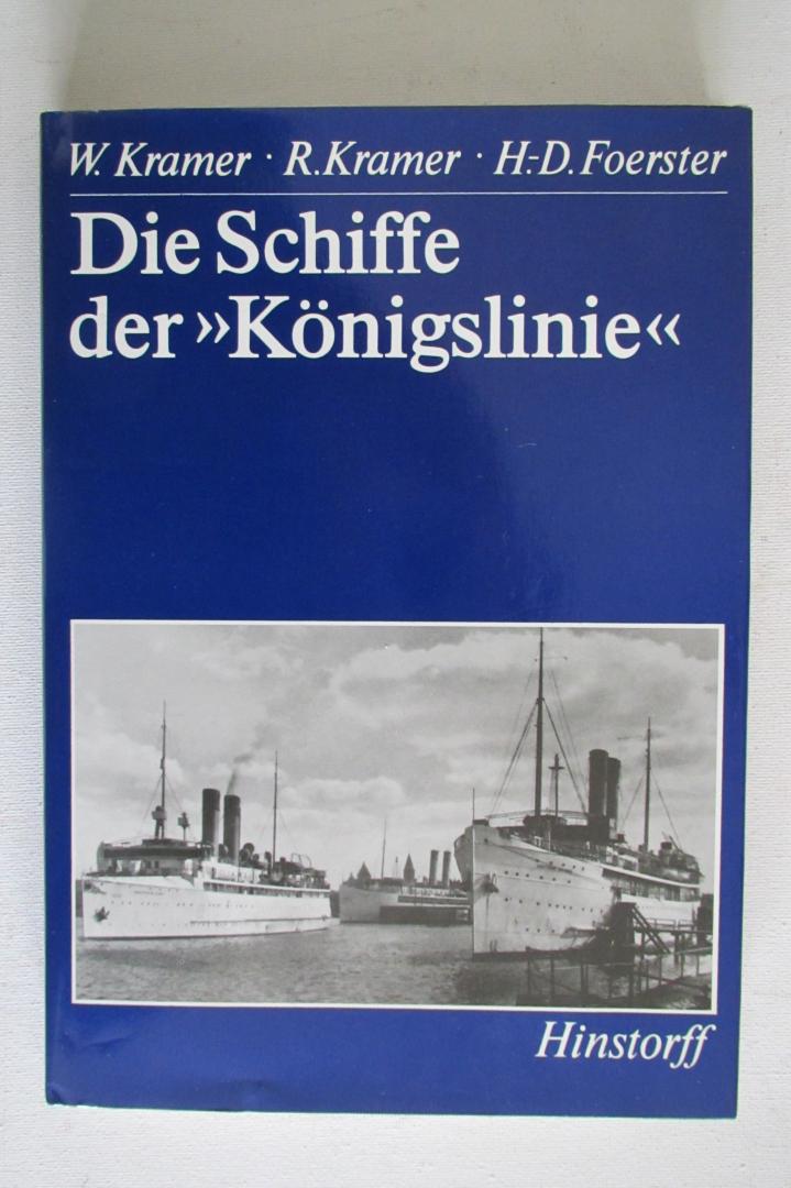 Wolfgang Kramer - Die schiffe der Konigslinie (+ bouwtekening)