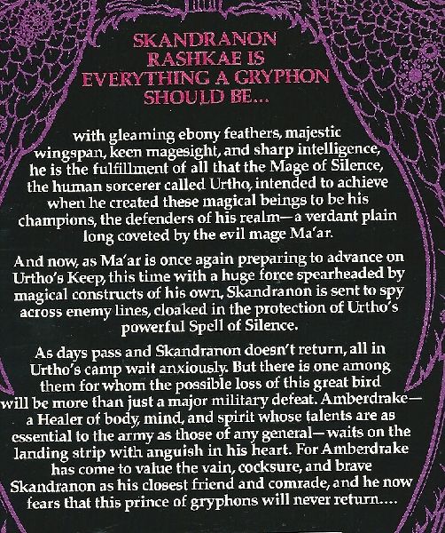 Lackey, Mercedes & Larry Dixon - The Black Cryphon  Book one of the Mage Wars