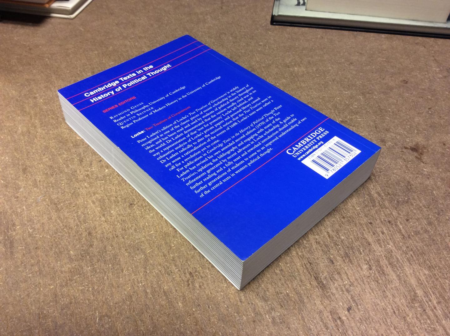 Locke, John | Edited by Peter Laslett - Locke: Two Treatises of Government Student Edition